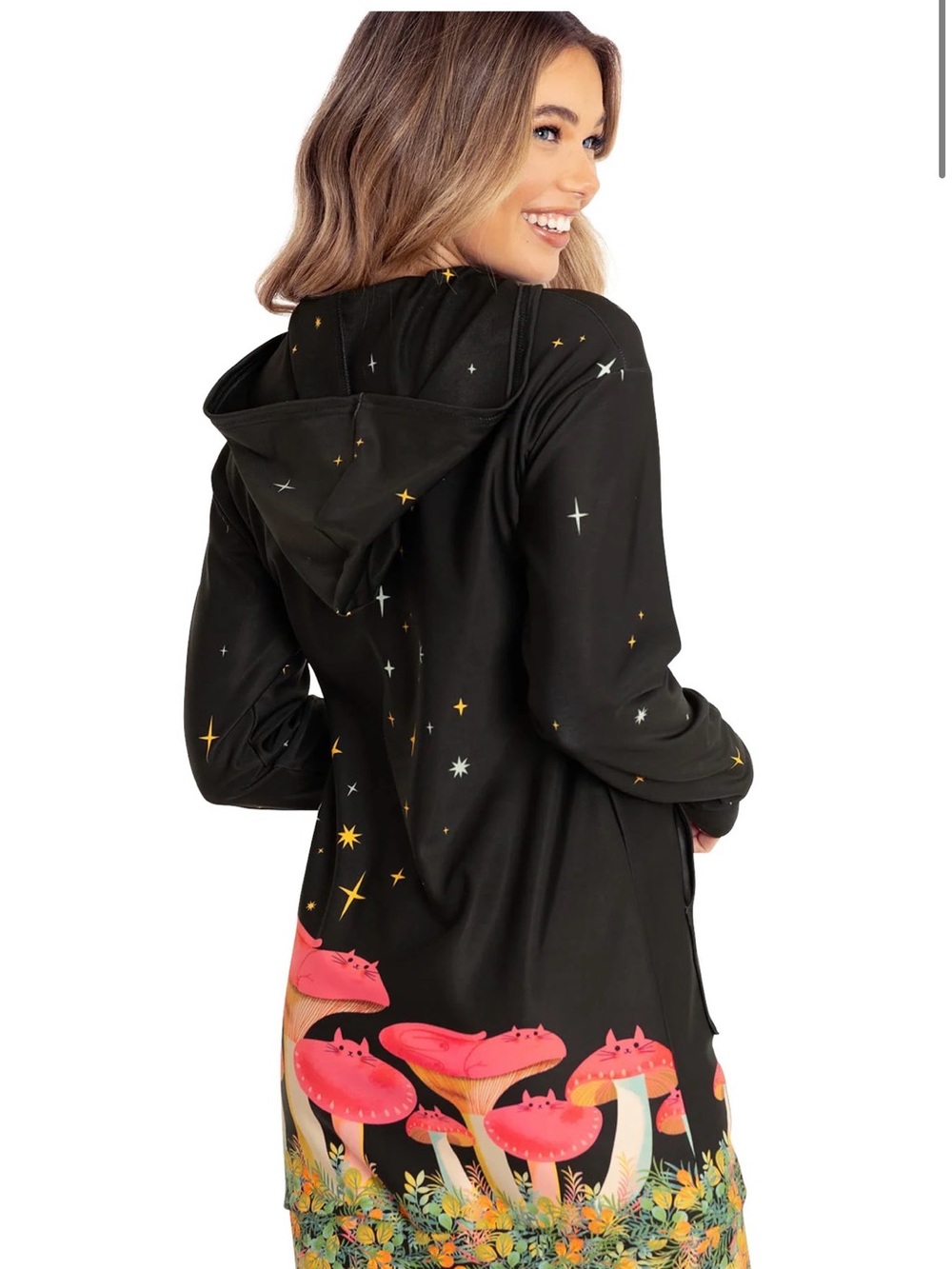 Blackmilk Mushroom Cats Slouchy - Picture 5 of 5